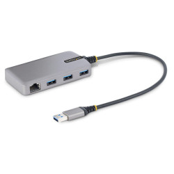 3-Port Usb Hub With Ethernet