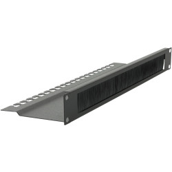 1U 19" L BENT, BRUSHED CABLE