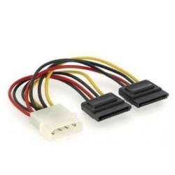 1 SATA TO 2 X  4 PIN POWER