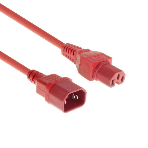 Red power cable C14 to C15,