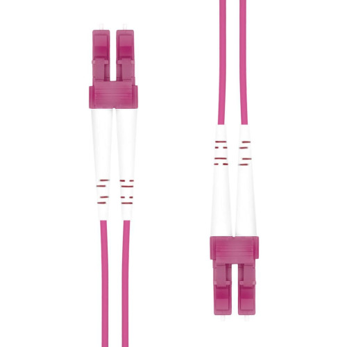 Fibre cable LC/LC-PC OM4, 0,5m