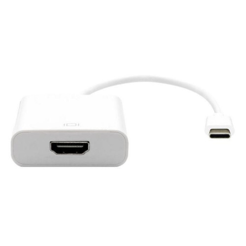 USB3.1 C-HDMI. M/F. White 20cm