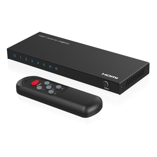 4K@60Hz HDMI Switch 5x1, HDCP