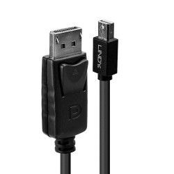 Mini DP to DP Cable, Black, 5m