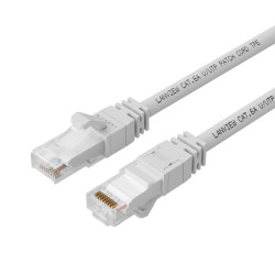 CAT6A S/FTP 1m White LSZH,