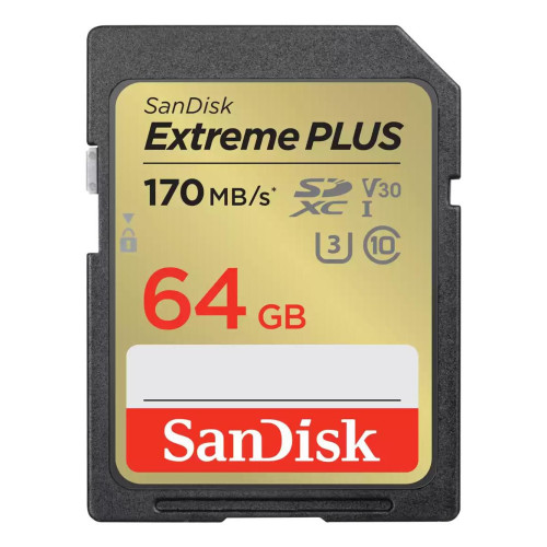 EXTREME PLUS 64GB SDXC MEMORY