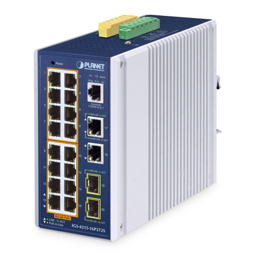 IP30 Industrial L2/L4 16-Port