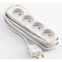 4-way power stripno earth,
