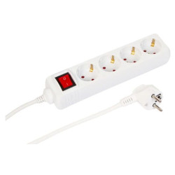 4-way Schuko Power Strip
