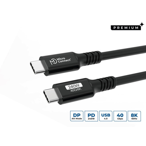 USB-C to USB-C cable 0,5m