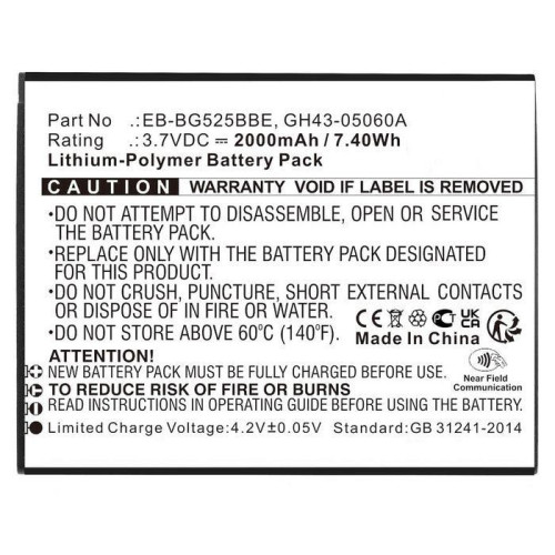 Battery for SmartPhone 7.40Wh