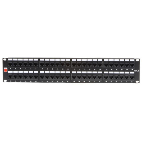 2U 48 Port Patch Panel UTP