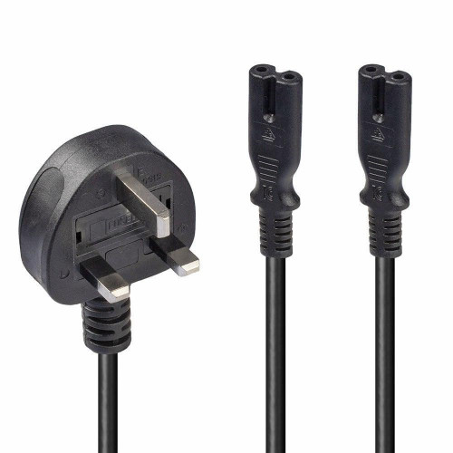 2.5m Y Mains Power Cable UK 3