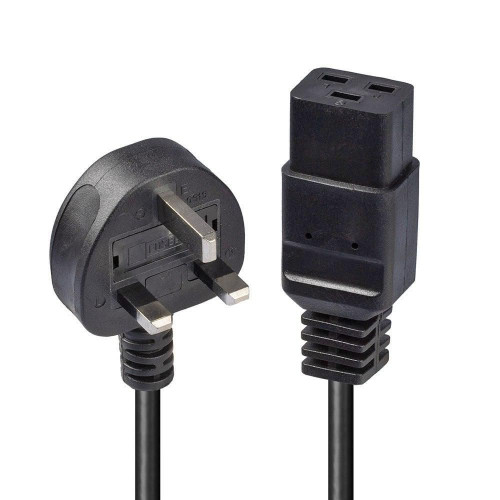 2m Mains Power Cable UK3 Pin