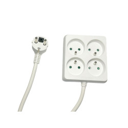 4-way Power Strip Square