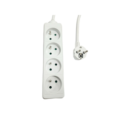 4-way Power Strip French Type