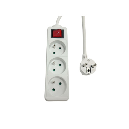 3-way Power Strip on/off