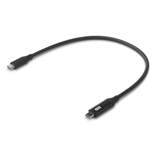 Braided power and data cable