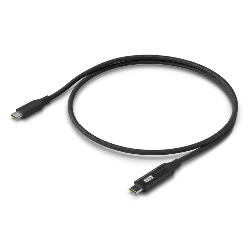 Braided power and data cable
