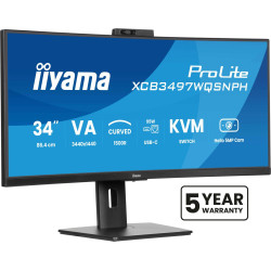 34'' UWQHD curved monitor