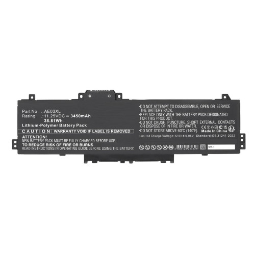 Battery Li-Polymer Black