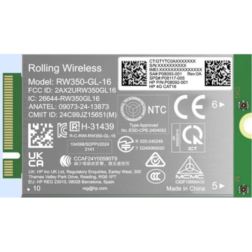 4G LTE-AP (Cat 16) WWAN