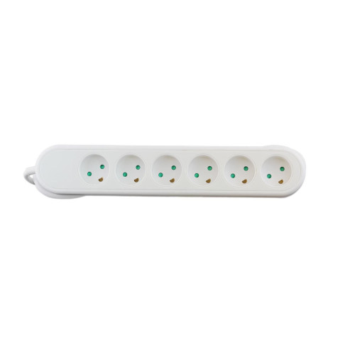 Power strip with 6 outlets
