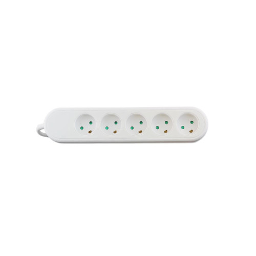 Power strip with 5 outlets