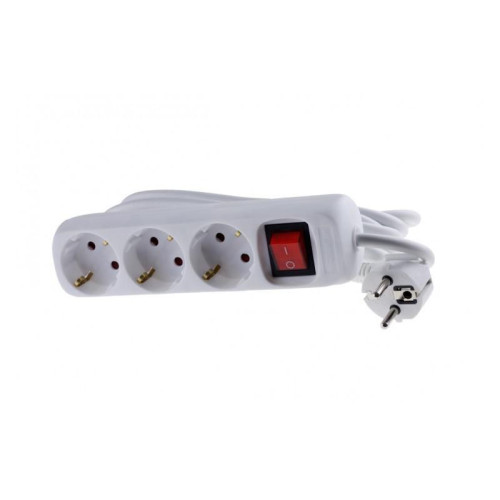 Schuko power strip with 3