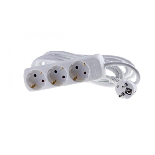 Schuko power strip, 3