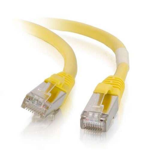 CAT6A S/FTP 0.5m, Yellow,