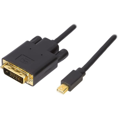 Minidisplayport to DVI cable