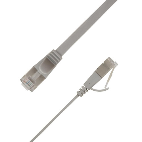 Flat U/FTP Cat6A Grey 4m AWG