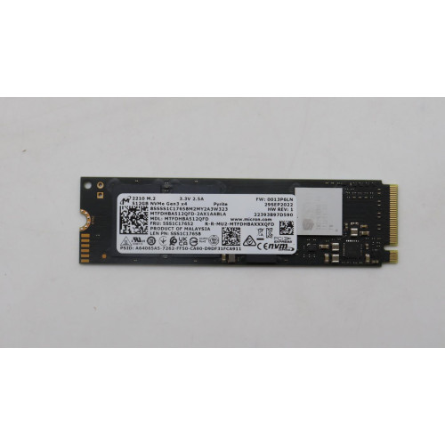 512GB M.2 PCIe NVMe QLC SSD