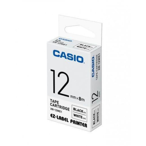 12 mm black on white