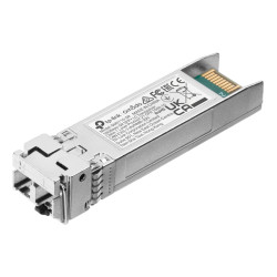 TP-Link Omada 10Gbase-SR SFP+ LC Transceiver SPEC: 850nm Multi-mode, LC Duplex Connector, Up to 300m Distance