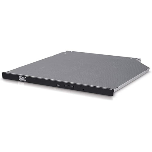 Hitachi-LG GUD1N Internal DVD Drive, Slim 9.5 mm DVD Player/Writer for Laptop/Desktop PC, Windows 10 Compatible, 8x Read/Write Speed - Black