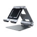 Satechi R1 Aluminum Hinge Holder Foldable Stand - Space Gray: Compatible with Most Tablets