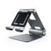 Satechi R1 Aluminum Hinge Holder Foldable Stand - Space Gray: Compatible with Most Tablets