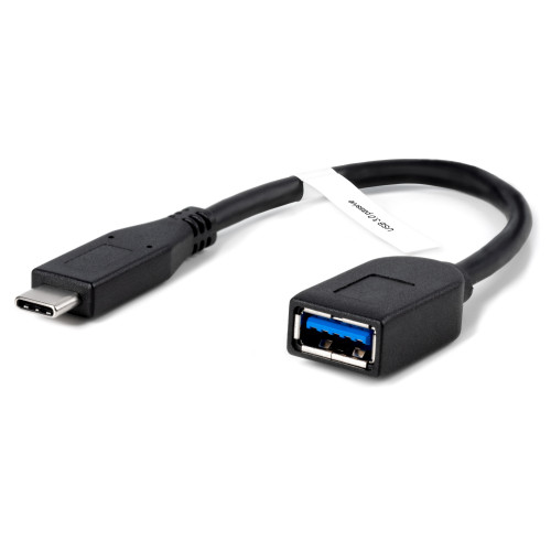 Plugable Technologies USB C to USB Adapter Cable with Driverless Technology, Enables Connection of USB Type C Laptop, Tablet, or Phone to a USB 3.0 Device (8 inch / 20 cm)