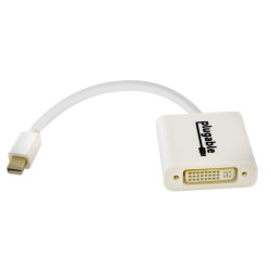 Plugable Technologies Mini DisplayPort (Thunderbolt 2) to DVI Adapter (Driverless, Supports Mac, Windows, Linux Systems and Displays up to 1920x1200@60Hz, Passive)