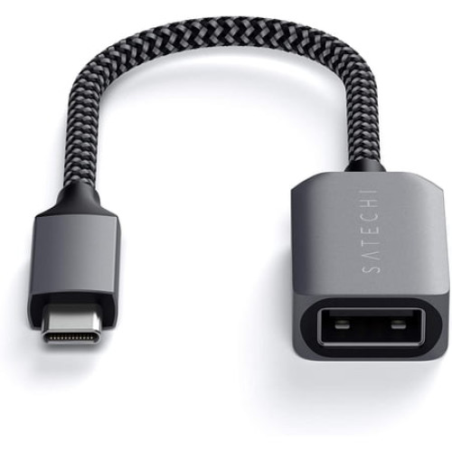 Satechi USB-C to USB 3.0 Adapter Cable – USB Type-C to Type-A Female – Compatible with 2020 MacBook Pro  2020 MacBook Air  2020 iPad Pro and more