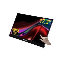 Verbatim 49593 computer monitor 43.9 cm (17.3") 1920 x 1080 pixels Full HD LCD Touchscreen Black