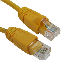 Cables Direct B5-110Y Cavo di Rete 10 m Cat5e U/UTP (UTP) Giallo