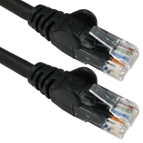 Cables Direct 99LHT6-615K cavo di rete Nero 15 m U/UTP [UTP] (15m Economy Gigabit Networking Cable - Black)