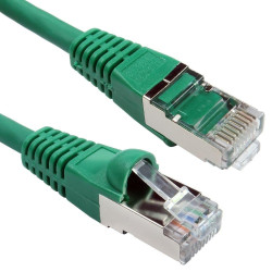 Cables Direct 15m CAT6A Patch Cable (Green)