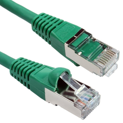 Cables Direct 15m CAT6A Patch Cable (Green)