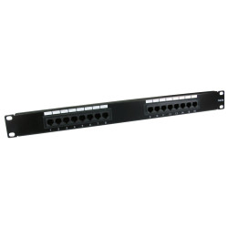 Cables Direct 16 Port Cat5e Patch Panel 1U pezzo di pannello