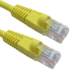 Cables Direct 1m CAT5E Patch Cable (Yellow)