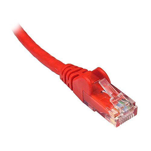 1 mtr Scan rot CAT 5e Snagless geformte Patch führen